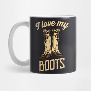 Line Dancing Western Boots Mug